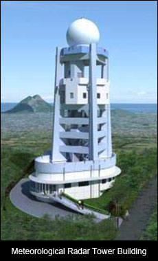 Meteorological Radar Tower Building