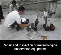 Repair and Inspection of Meteorological Observation Equipment